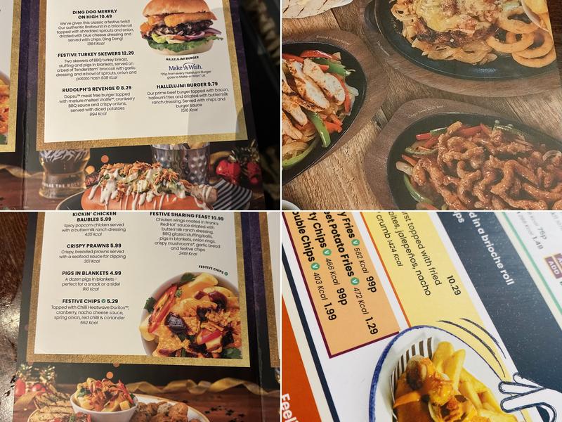 Henry Boddington Menu