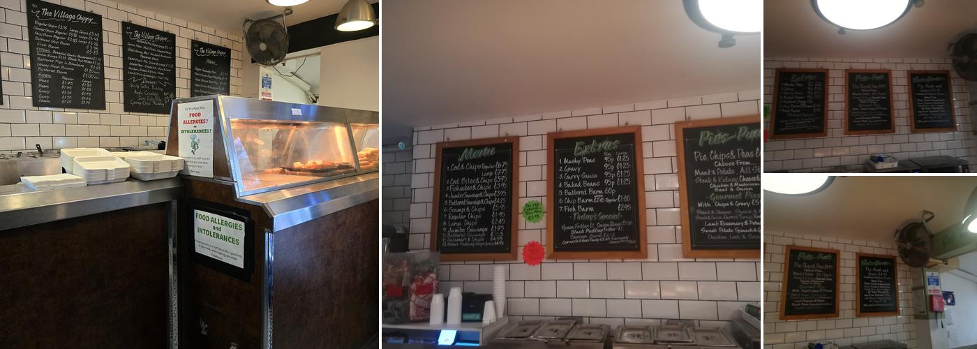 Village Fish & Chip Shop Menu
