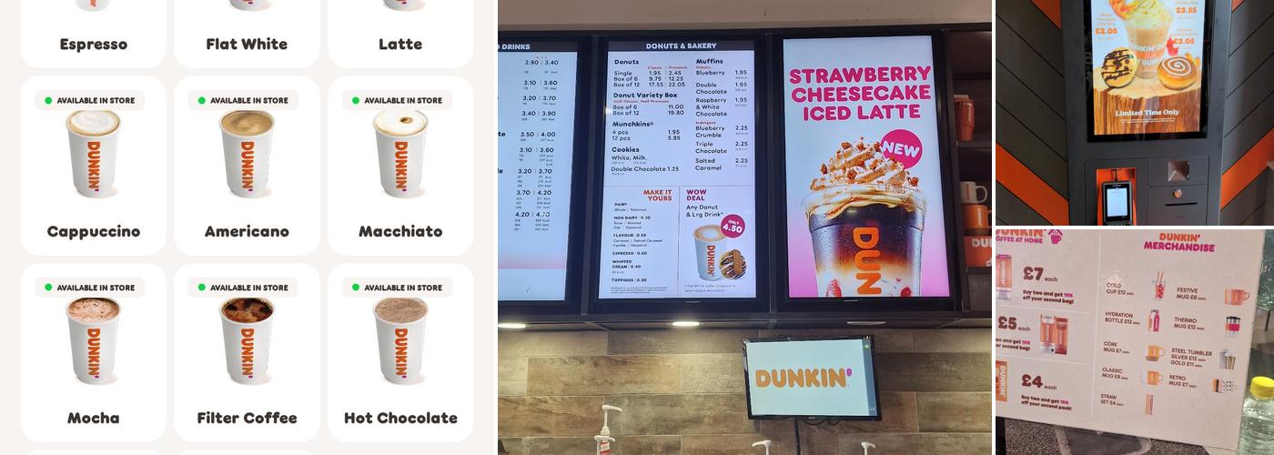 DUNKIN' Piccadilly Menu