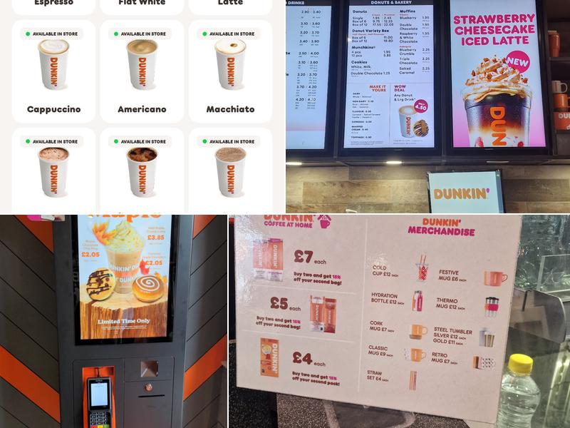 DUNKIN' Piccadilly Menu