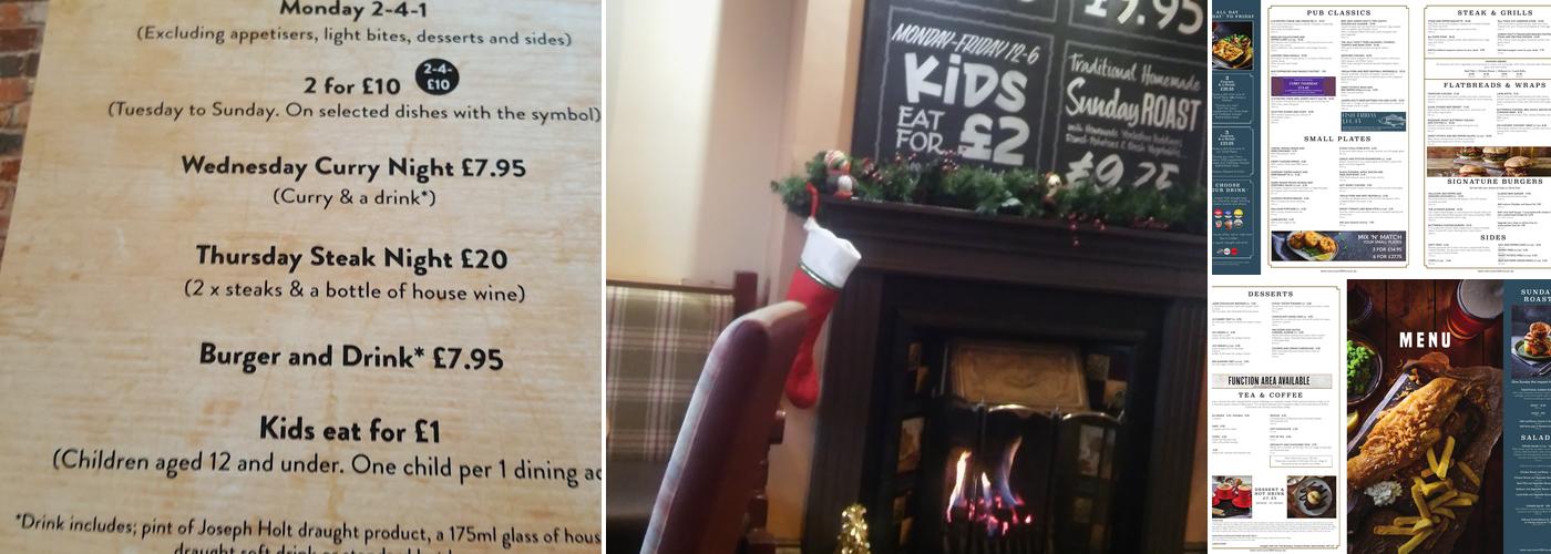 Golden Lion (Swinton) Menu