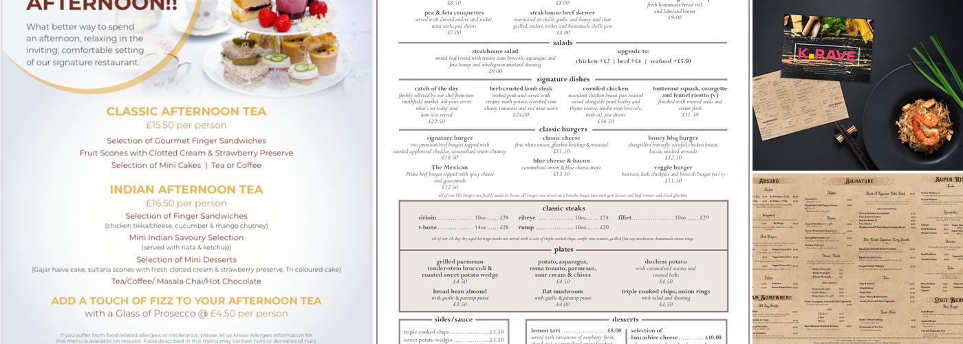 KRAVE - Kitchen, Bar & Grill Menu
