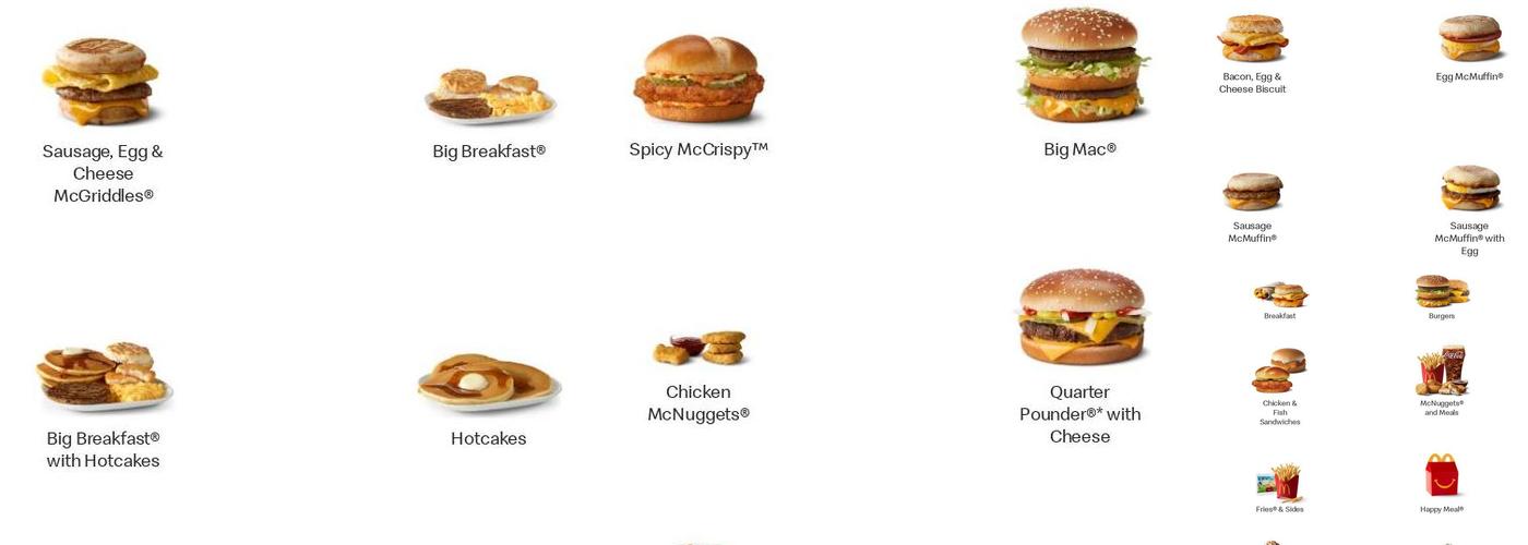 McDonald's Menu