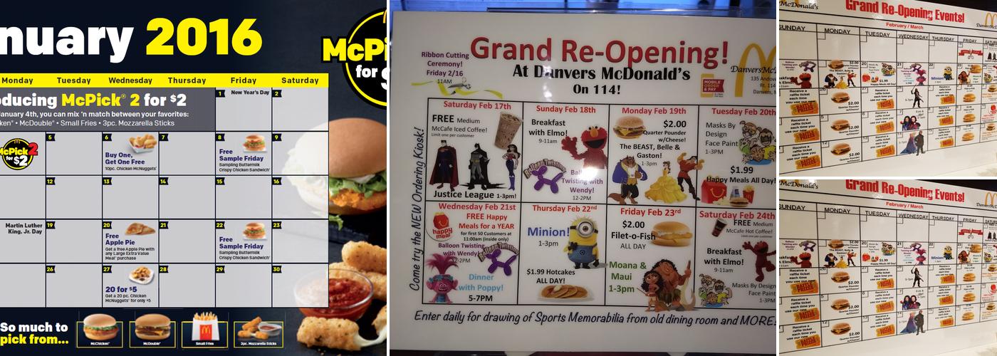 McDonald's Menu