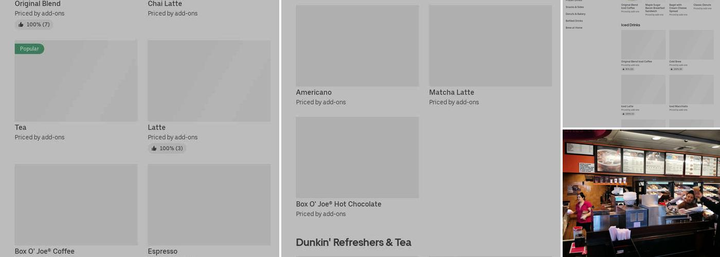 Dunkin' Menu