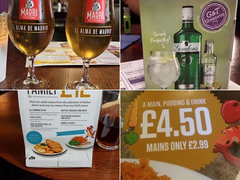 Wilton Arms Hotel Menu