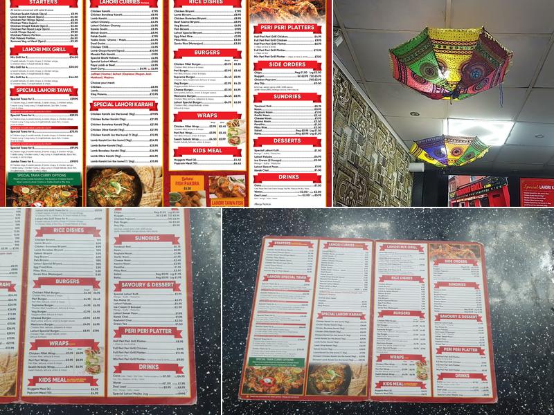 New Lahori Grill & Tawa Menu