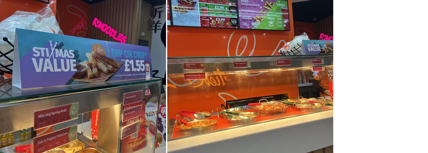 Chopstix - Manchester Piccadilly Menu