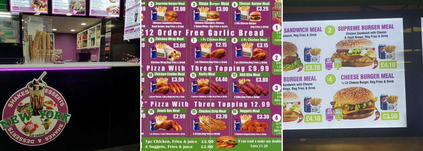 New York Krispy Fried Chicken Menu