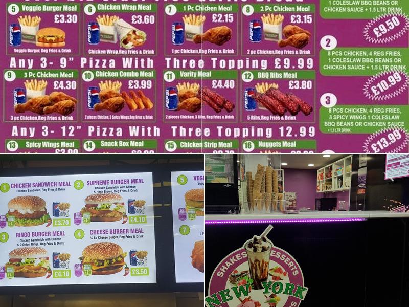 New York Krispy Fried Chicken Menu