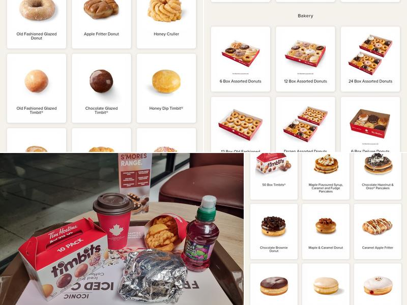 Tim Hortons Menu