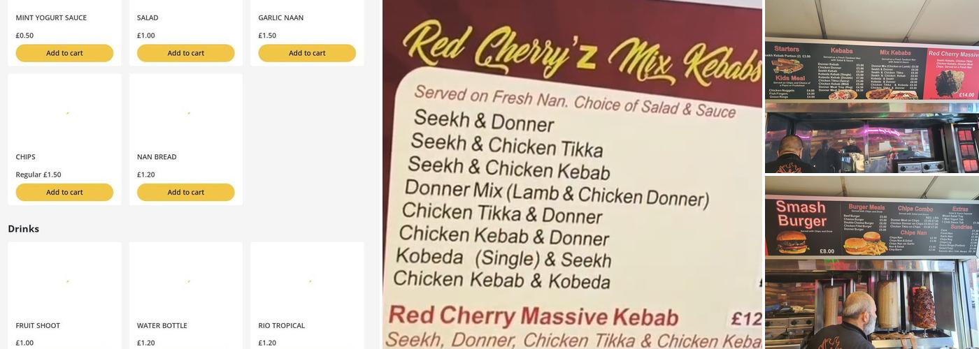 Red Cherry Menu