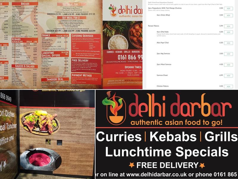 Delhi Darbar Menu