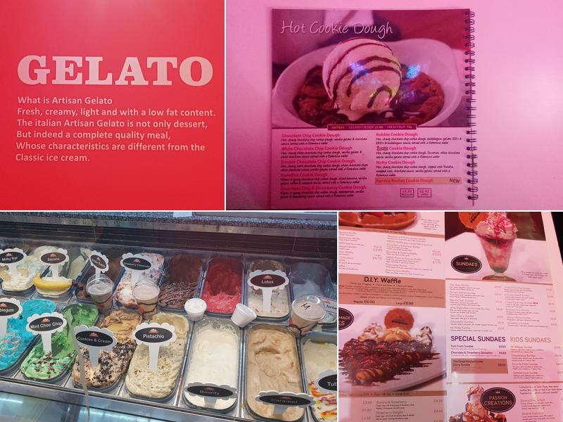 Gelato Passion Menu