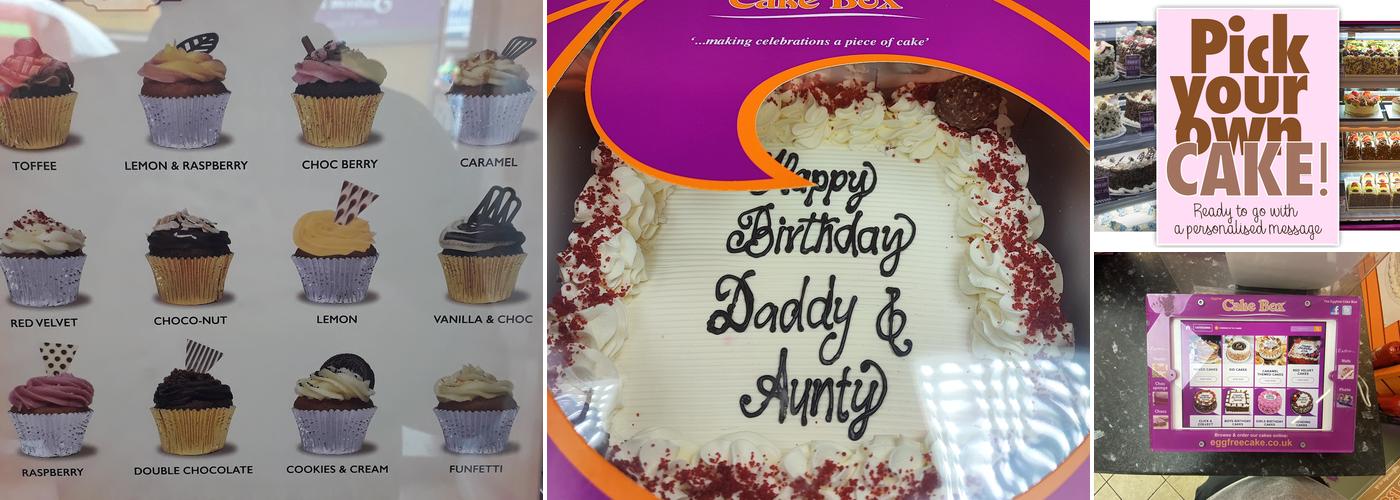 Cake Box Ashton Menu