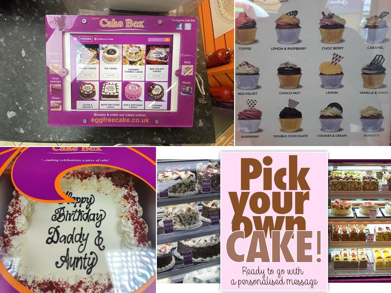 Cake Box Ashton Menu