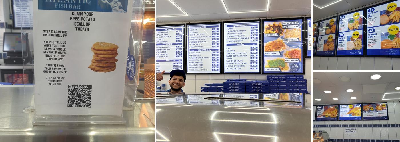 Atlantic Fish Bar Menu