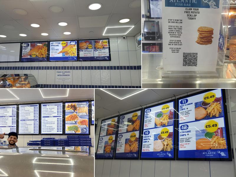 Atlantic Fish Bar Menu