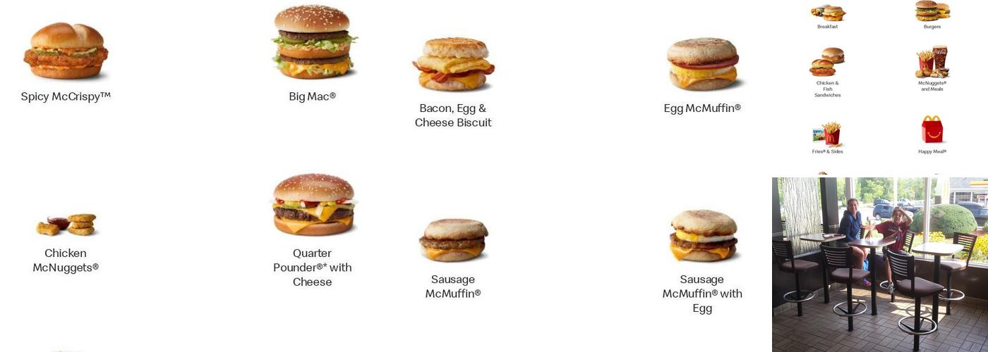 McDonald's Menu