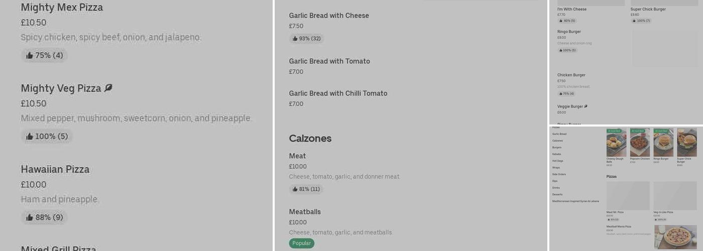 Super Duper Didsbury Menu