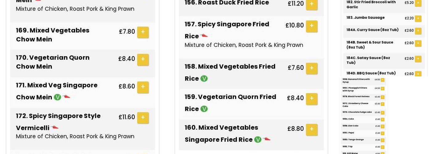 Bento King -M3 Store Menu