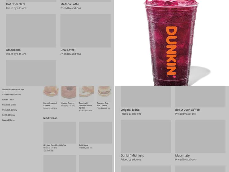 Dunkin' Menu