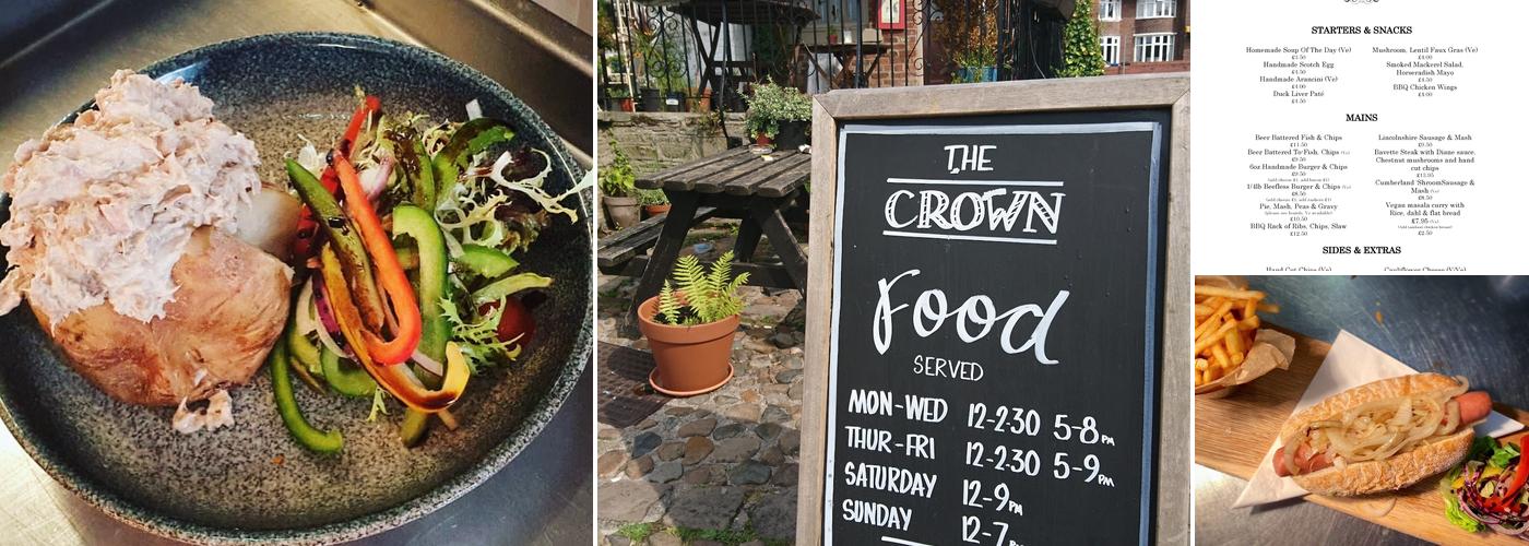 The Crown, Heaton Mersey Menu