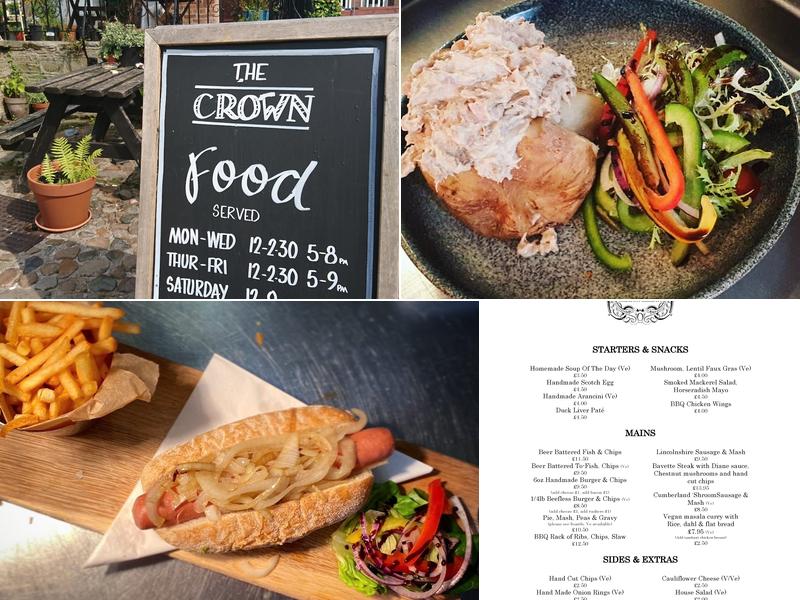 The Crown, Heaton Mersey Menu