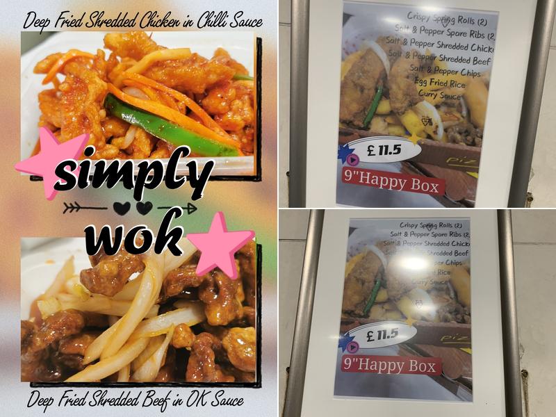 Simply Wok Menu