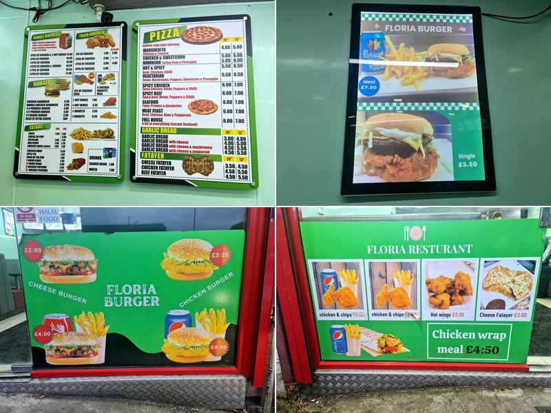 Floria fried chicken Menu