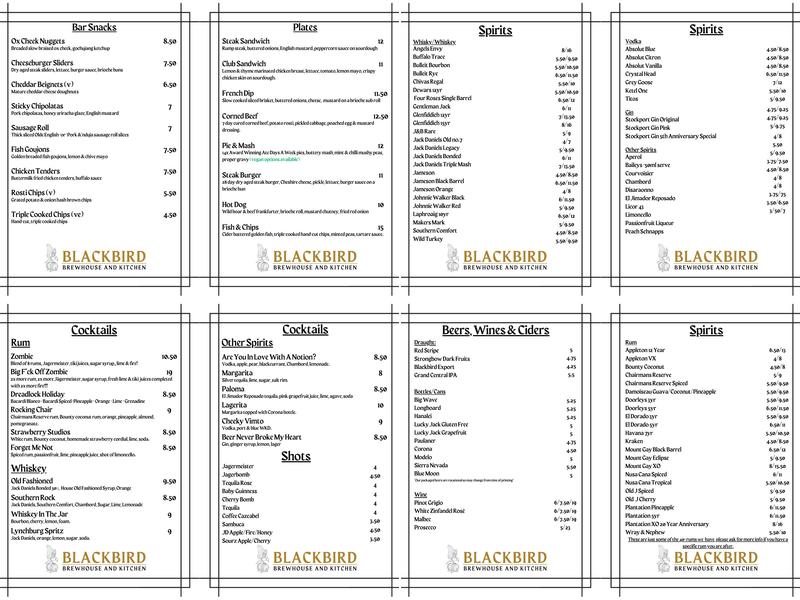 Ate Days A Week @ Hatch Menu