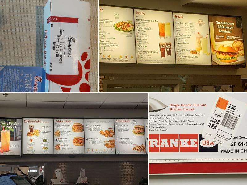 Chick-fil-A Menu