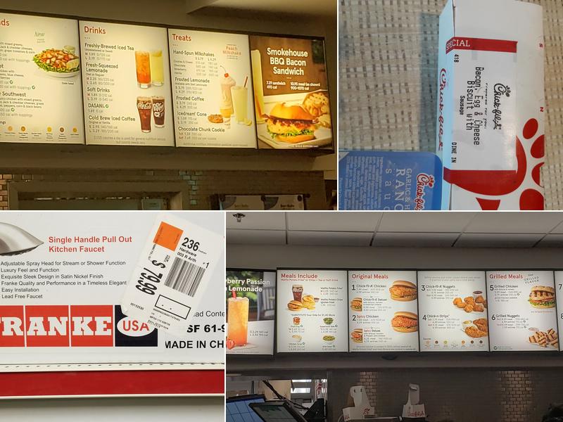 Chick-fil-A Menu