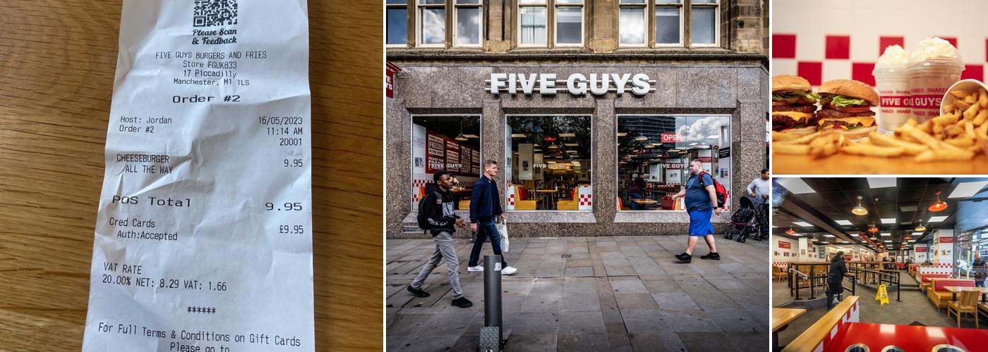 Five Guys Manchester Piccadilly Gardens