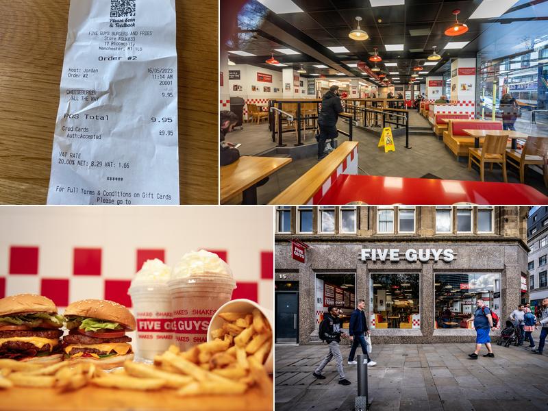 Five Guys Manchester Piccadilly Gardens