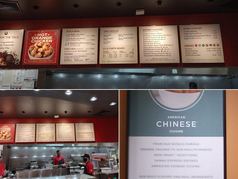 Panda Express Menu