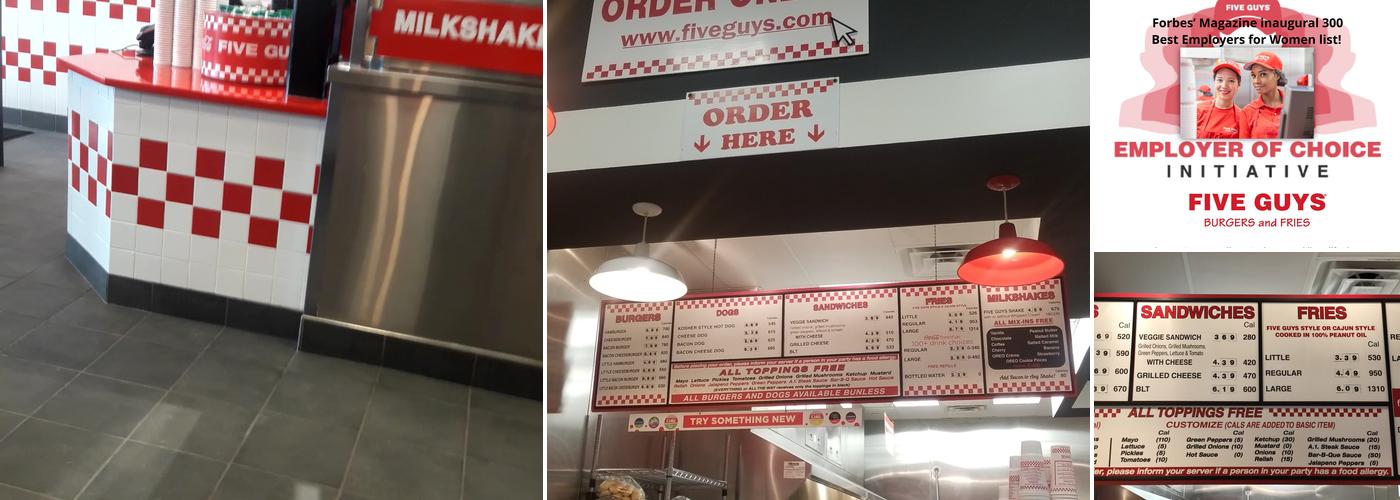 Five Guys Menu