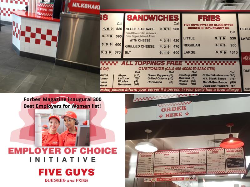 Five Guys Menu