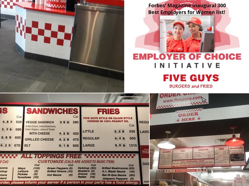 Five Guys Menu