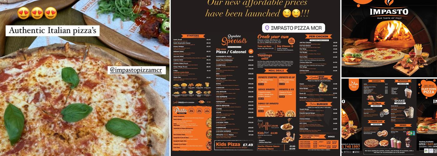 IMPASTO PIZZA MCR Menu