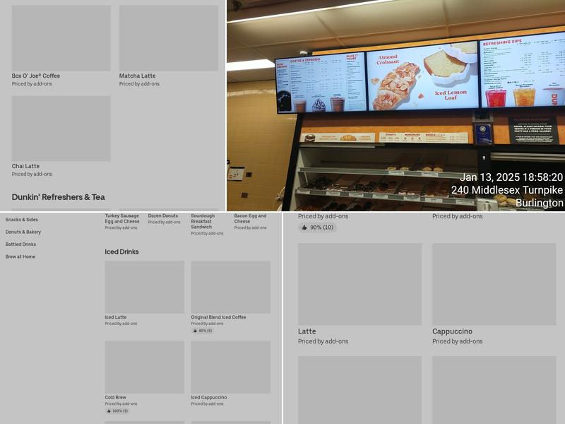Dunkin' Menu