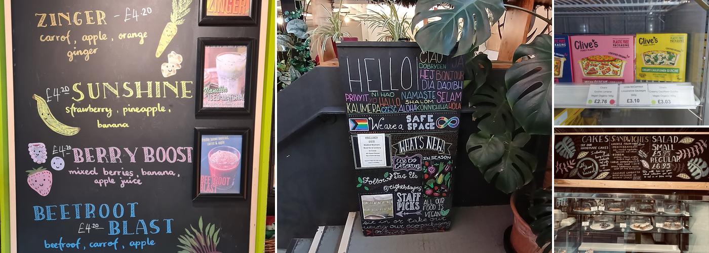 The Eighth Day Shop & Cafe Menu