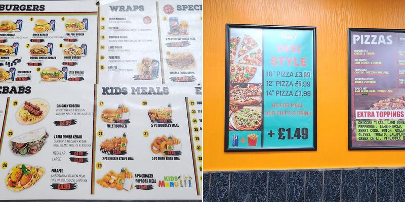 Desi Style Takeaway and Restaurant Menu