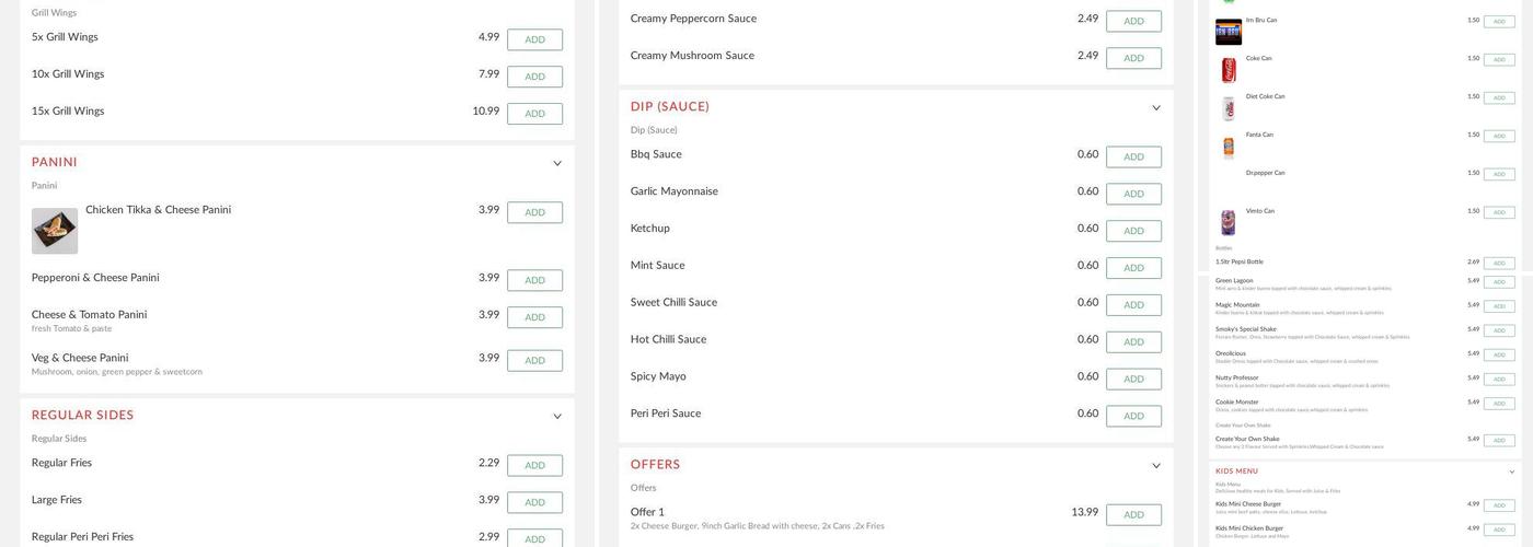 Smoky's Steak & Grill Menu