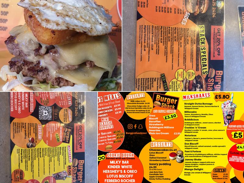 Burger Shack Menu