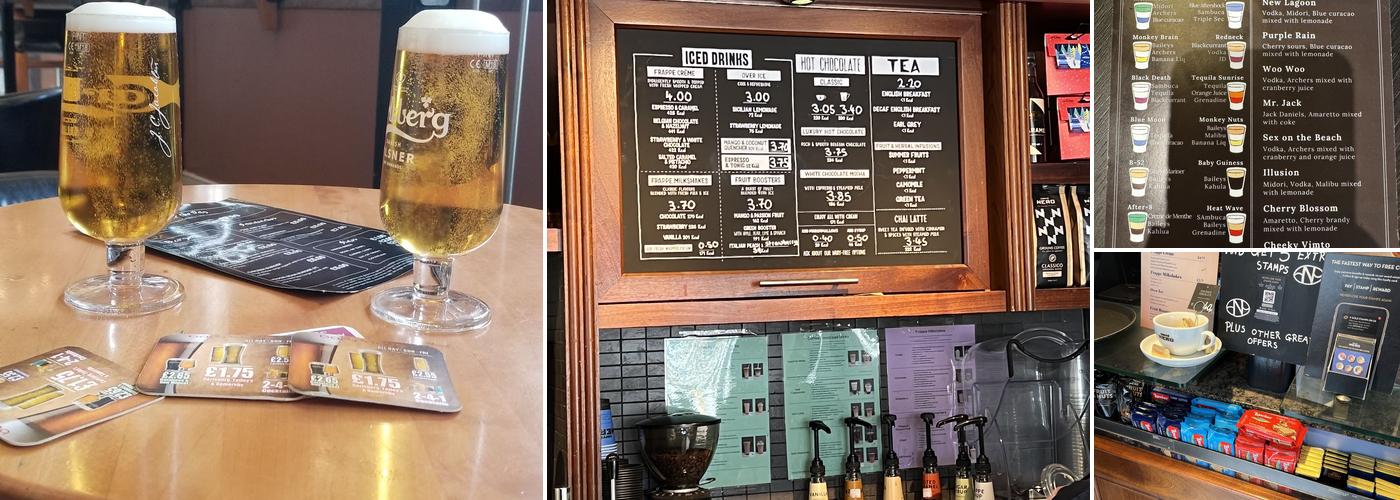 Bar Rogue & Bar Wave Menu