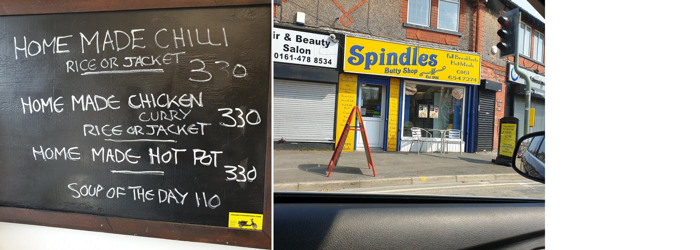 Spindels Sandwich Bar Menu