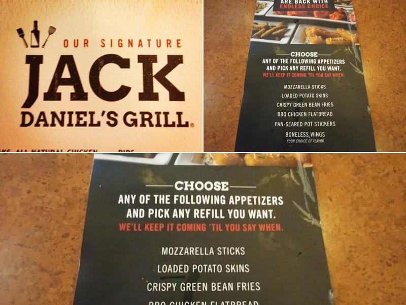 TGI Fridays Menu