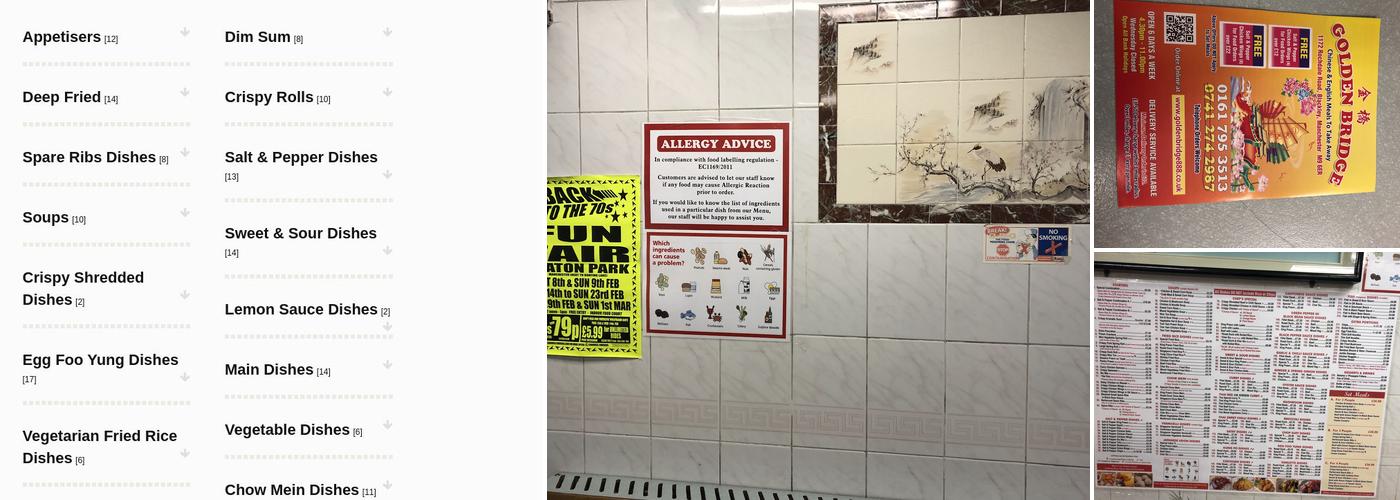 Jade Garden Takeaway (Golden Bridge) Menu