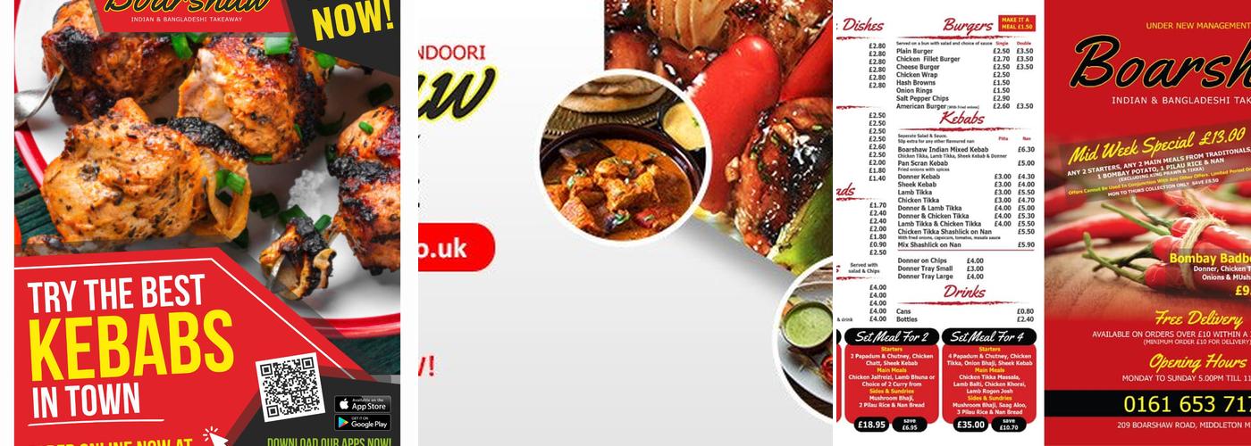 Boarshaw Tandoori Menu